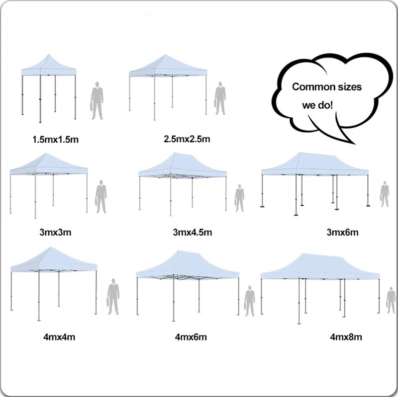 3X3m Hot Sale Outdoor Steel Frame Pop up Gazebo